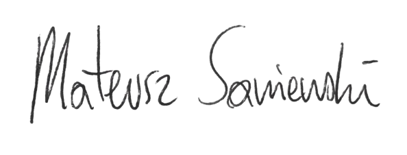 Mateusz Samienski signature